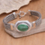 Bracelet, 'Turquoise Intrigue' - Sterling Silver Link Bracelet  (image 2b) thumbail