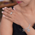 Sterling silver charm bracelet, 'Heart Song' - Heart Shaped Sterling Silver Charm Bracelet thumbail