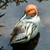 Estatuilla de madera, 'Posing Pintail Duck' - Escultura de pájaro de madera de Indonesia