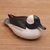 Wood sculpture, 'Male Bufflehead Duck' - Wood Bird Sculpture (image 2b) thumbail