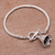 Sterling silver bracelet, 'Bell Charm' - Sterling Silver Charm Bracelet (image 2c) thumbail