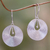 Sterling silver dangle earrings, 'Idea' - Sterling Silver Dangle Earrings (image 2) thumbail