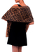 Silk batik scarf, 'Tamarind Leaves' - Unique Indonesian Batik Silk Scarf (image 2d) thumbail
