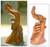 Wood statuette, 'Supportive Hand' - Indonesian Wood Statuette (image 2) thumbail
