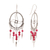 Agate chandelier earrings, 'Joyful Life' - Agate chandelier earrings (image 2d) thumbail