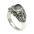 Men's moonstone solitaire ring, 'Goodness' - Men's Moonstone and Sterling Silver Ring (image 2a) thumbail