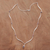 Halskette mit Granat-Anhänger - Handgefertigte Halskette aus Sterlingsilber und Granat