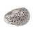 Sterling silver dome ring, 'Cloud Bubble' - Artisan Jewelry Sterling Silver Domed Ring thumbail