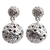 Sterling silver dangle earrings, 'Silver Twist' - Sterling Silver Dangle Earrings thumbail