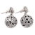 Sterling silver dangle earrings, 'Silver Twist' - Sterling Silver Dangle Earrings (image 2c) thumbail