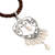 Pearl heart necklace, 'Heart Symphony' - Artisan Crafted Silver and Pearl Necklace (image 2d) thumbail