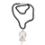 Pearl necklace, 'Moonbeams' - Sterling Silver and Pearls Pendant Necklace (image 2a) thumbail