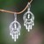 Pearl chandelier earrings, 'Gracious Lady' - Pearl chandelier earrings