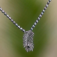 Perlenhalsband, „Tautropfen“ – Sterlingsilber und Perlenhalsband