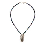 Pearl choker, 'Dewdrops' - Sterling Silver and Pearl Choker