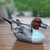 Wood sculpture, 'Life Size Pintail Duck' - Wood Bird Sculpture thumbail