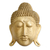Máscara de madera - Máscara balinesa de madera tallada a mano que representa a Buda