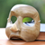 Máscara de madera - Máscara teatral tallada a mano.