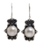 Pearl earrings, 'Moonlight Rendezvous' - Handcrafted Bridal Pearl Earrings (image 2a) thumbail