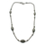 Long necklace, 'Ladybugs' - Sterling Silver Pendant Necklace thumbail