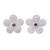 Garnet flower earrings, 'Love Blossom' - Garnet flower earrings (image 2a) thumbail
