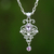 Amethyst pendant necklace, 'Exultation' - Sterling Silver and Amethyst Pendant Necklace (image 2) thumbail
