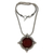 Carnelian pendant necklace, 'Power' - Handmade Sterling Silver and Carnelian Pendant Necklace (image 2a) thumbail