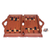 Wood backgammon set, 'Basuki Dragon' - Wood backgammon set (image 2c) thumbail