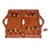 Wood backgammon set, 'Basuki Dragon' - Wood backgammon set (image 2d) thumbail