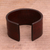 Leather bracelet, 'Crimson Reality' - Indonesian Leather Cuff Bracelet  (image 2f) thumbail