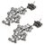 Sterling silver dangle earrings, 'Vineyard' - Sterling Silver Dangle Earrings (image 2b) thumbail