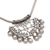 Cultured pearl choker, 'Miracles' - Handcrafted Sterling Silver and White Cultured Pearl Choker (image 2c) thumbail