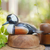 Wood sculpture, 'Hooded Merganser Duck' - Hand Made Wood Sculpture (image 2j) thumbail