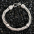 Men's sterling silver bracelet, 'Togetherness' - Men's Sterling Silver Braided Bracelet (image p127595) thumbail