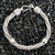 Men's sterling silver bracelet, 'Togetherness' - Men's Sterling Silver Braided Bracelet (image 2a) thumbail
