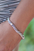 Men's sterling silver bracelet, 'Togetherness' - Men's Sterling Silver Braided Bracelet