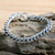 Men's sterling silver braided bracelet, 'Silver Choices' - Men's Sterling Silver Chain Bracelet (image 2) thumbail