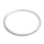 Sterling silver bangle bracelet, 'Moon Silver' - Sterling Silver Bangle Bracelet