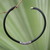 Sterling silver choker, 'Jasmine' - Handcrafted Sterling Silver and Rubber Necklace (image 2) thumbail