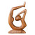 Wood sculpture, 'Gymnastic Arch' - Wood sculpture