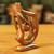 Wood sculpture, 'Gymnastic Arch' - Wood sculpture