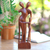 Wood sculpture, 'Family Scene' - Wood Family Sculpture from Indonesia (image 2) thumbail