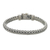 Men's sterling silver bracelet, 'Dragon' - Men's Sterling Silver Chain Bracelet (image 2a) thumbail