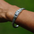 Men's sterling silver bracelet, 'Dragon' - Men's Sterling Silver Chain Bracelet (image 2c) thumbail