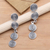 Sterling silver dangle earrings, 'Spiral Flow' - Sterling Silver Dangle Earrings from Indonesia thumbail