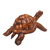 Wood sculpture, 'Mythic Tortoise' - Hand Crafted Wood Turtle Sculpture (image 2f) thumbail
