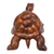 Wood sculpture, 'Mythic Tortoise' - Hand Crafted Wood Turtle Sculpture (image 2g) thumbail