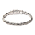 Men's sterling silver bracelet, 'Wisdom' - Men's Sterling Silver Chain Bracelet thumbail