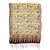 Batikschal aus Seide – Handgefertigter Schal mit weinrotem Blumenmuster aus Seide