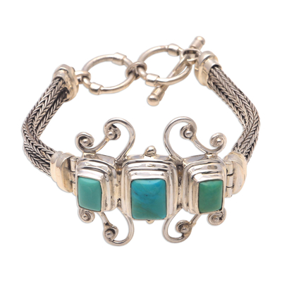 Bracelet, 'Elegant Energy' - Women's Sterling Silver Chain Bracelet